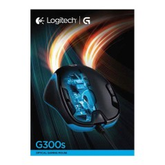 Logitech Gaming Mouse G300s - Optisk Kabling Sort Bl - Perfekt Præcision og Komfort til Gaming!